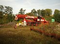 LKW faehrt in den Rhein Langel Hitdorf Faehre P291